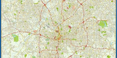 Улица мапи Атланта